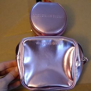 Lot of 2 Victoria's Secret makeup bag/case